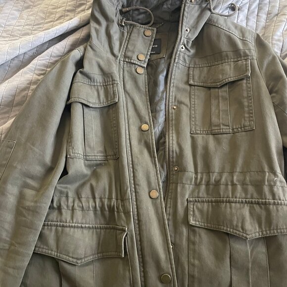 LUCKY BRAND Women’s Green Anorak Jacket Size L - Picture 2 of 5